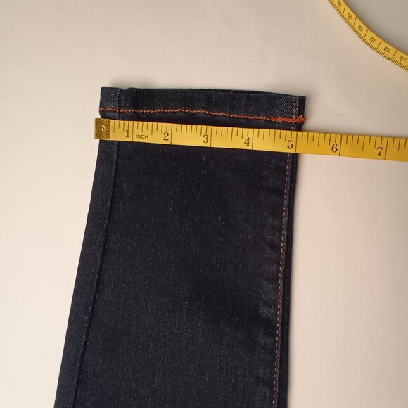 Kancan Jeans Size 28/6 Low Rise Skinny Leg Dark Wash - Picture 9 of 9